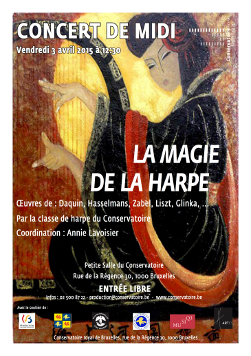 Affiche La magie de la harpe3-04-2015